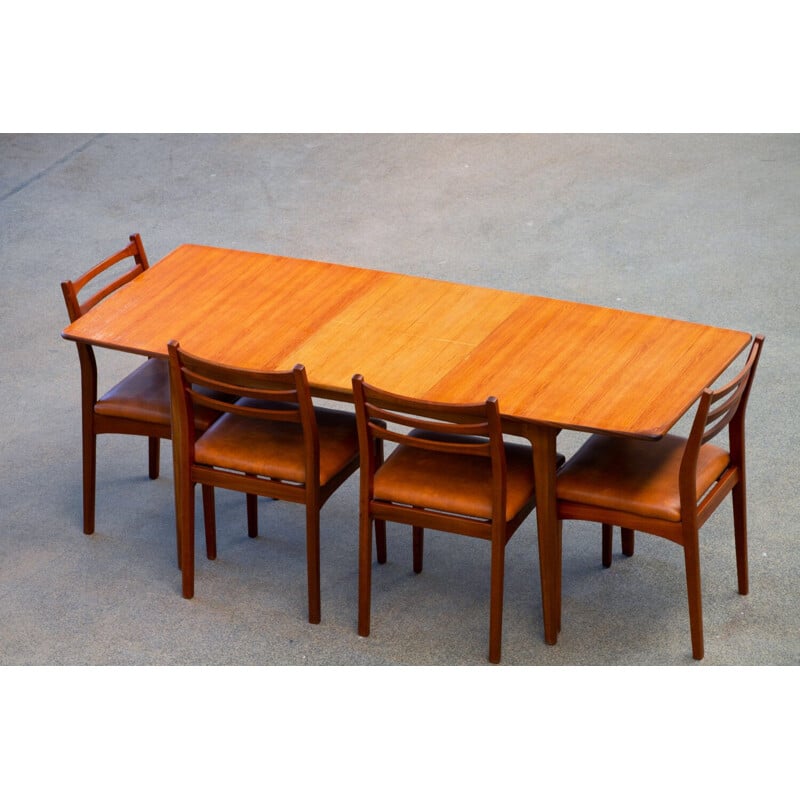 Table vintage extensible par MCintosh, Scandinave 1960