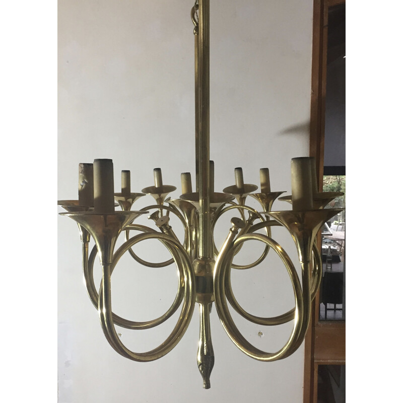 Par de candelabros vintage house jansen