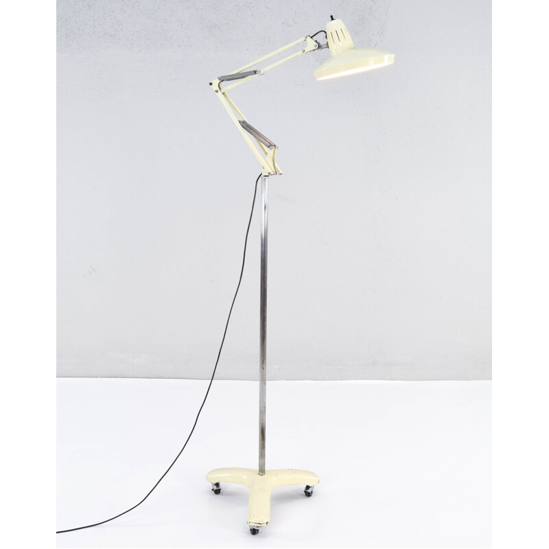 Vintage Industrial Medical Lamp Faro model of Fase, Spain 1970s