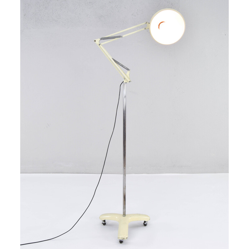 Vintage industrielle medizinische Lampe Modell Faro von Fase, Spanien 1970