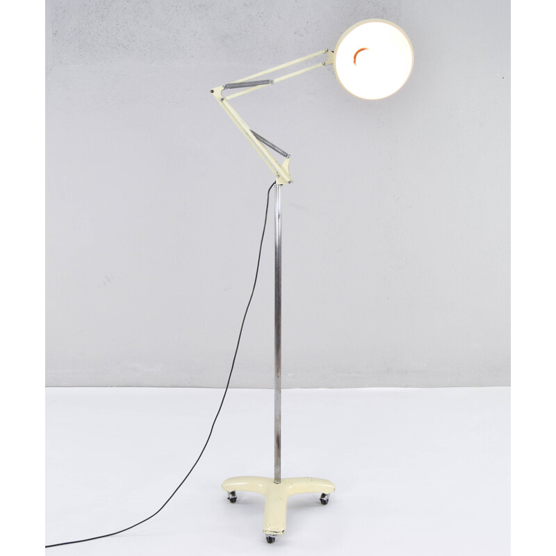 Vintage Industrial Medical Lamp Faro model of Fase, Spain 1970s