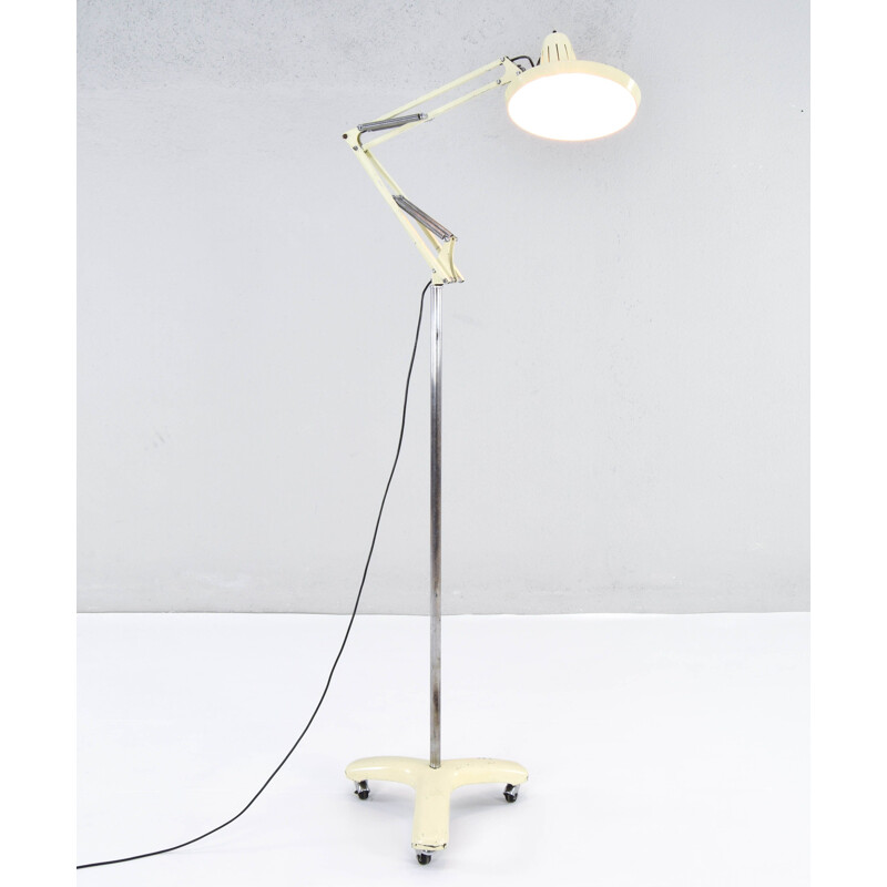 Lampada medica industriale d'epoca modello Faro de Fase, Spagna 1970