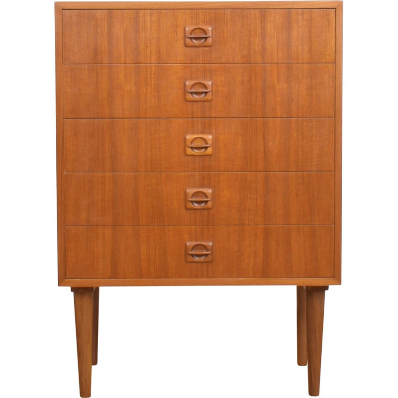 Vintage Teak Chest of Drawers, Danish 1960s