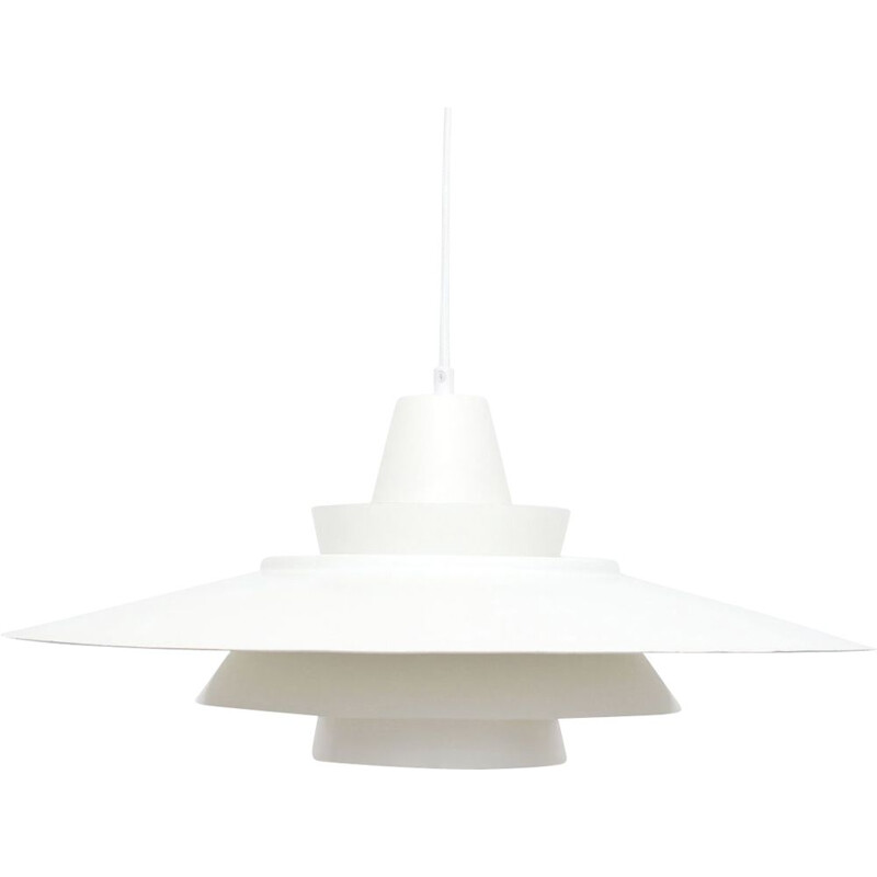 Vintage White Super Light pendant lamp, Danish 1970s