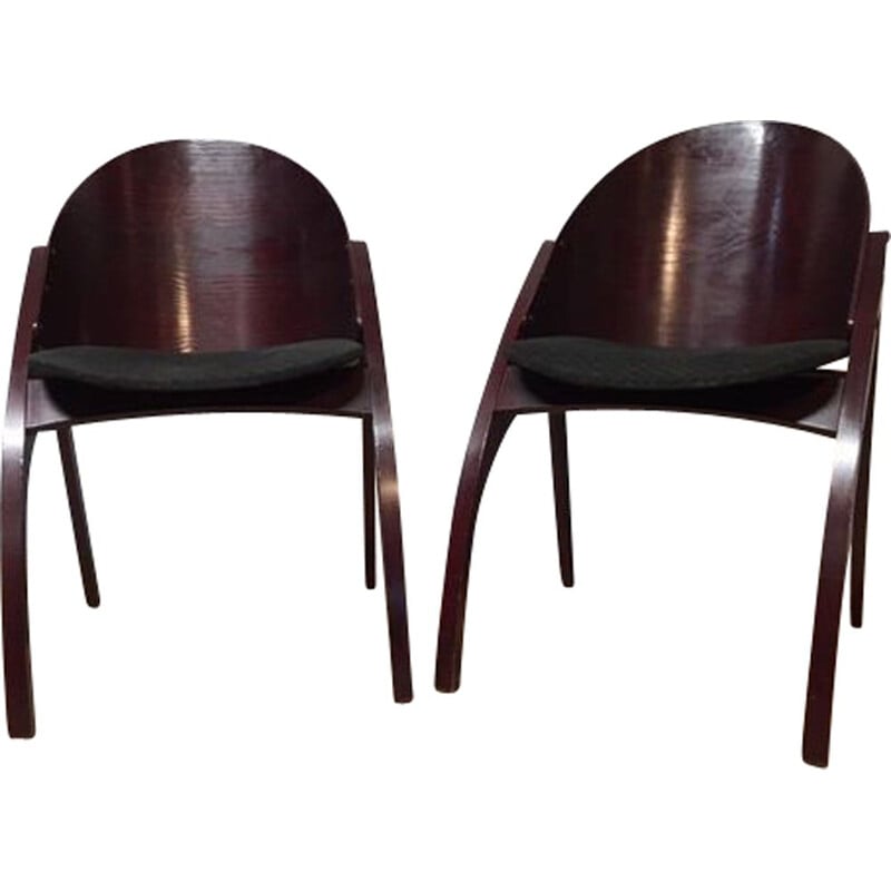 Paire de fauteuils vintage Modèle " GALATEO" de Pascal Mourgue par Memphis, 1980