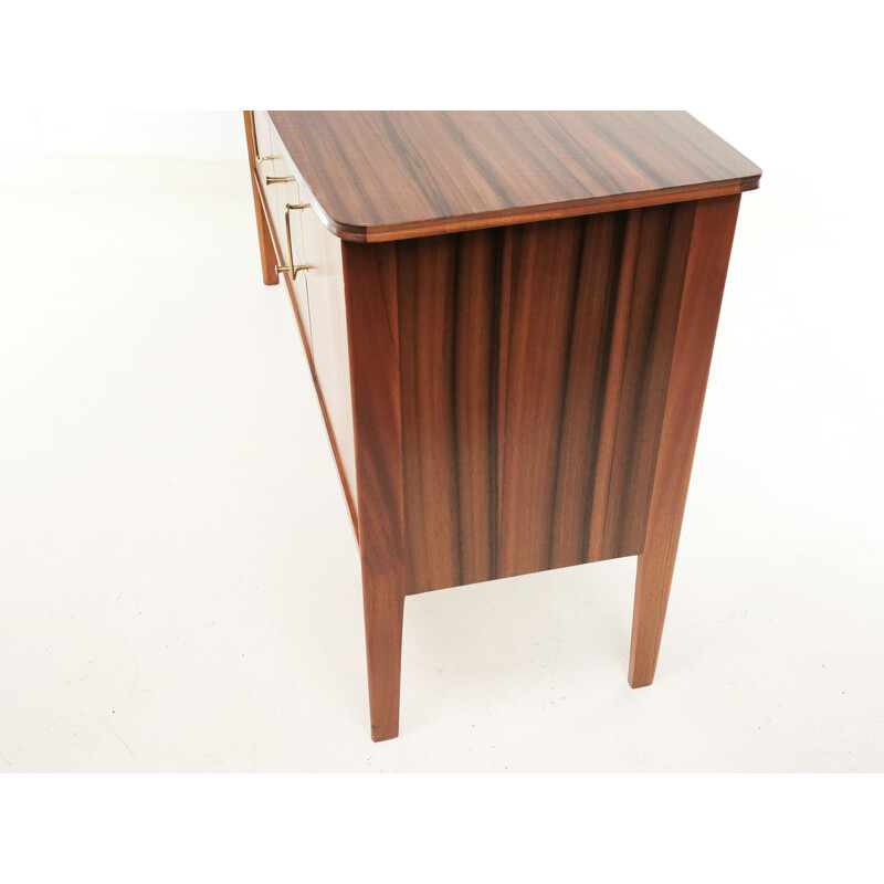 Vintage Teak & Walnut Vanson Sideboard by Peter Hayward for Heals Sideboard, British 1950s