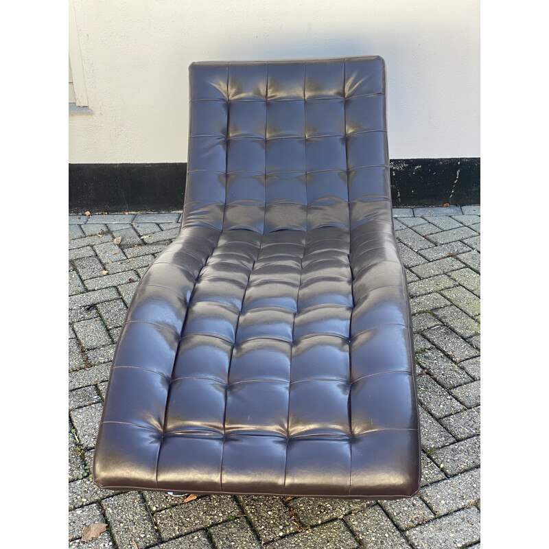Vintage Tuft Stitched Chaise Lounger