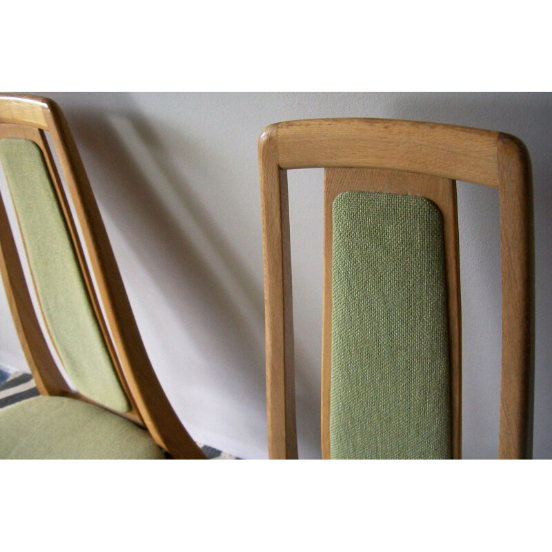 Paire de chaises vintage Eva en chêne de Niels Koefoed
