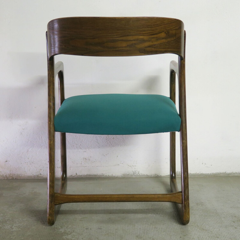 Vintage sled armchair Baumann 1960s