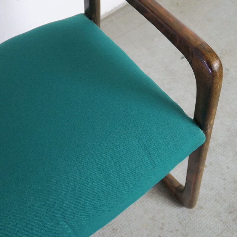 Vintage sled armchair Baumann 1960s