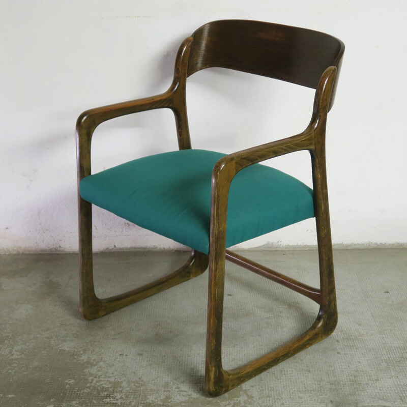 Vintage sled armchair Baumann 1960s