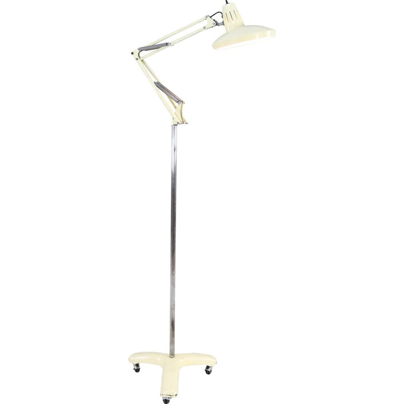 Vintage Industrial Medical Lamp Faro model of Fase, Spain 1970s