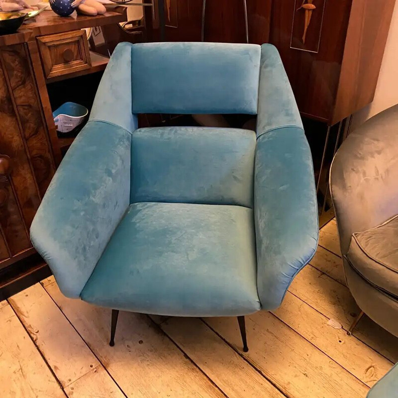Paire de fauteuils vintage modernes 1960