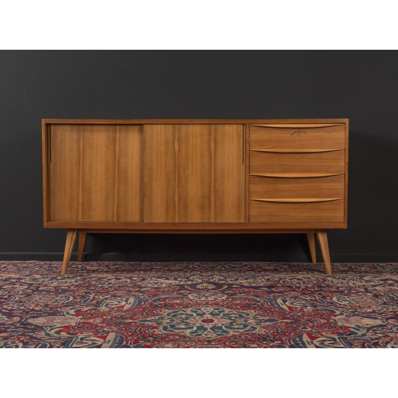 Vintage semi solid sideboard in Scandinavian, Germany, 1950s