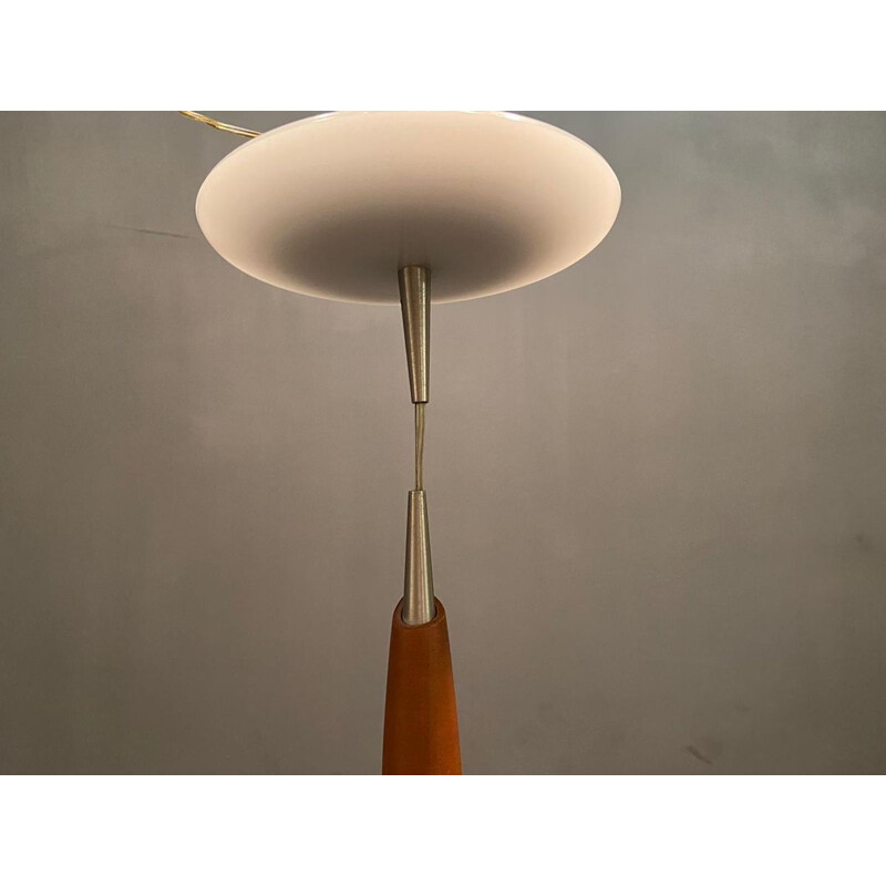 Mid-Century Architectural Murano Glass Pendant Lamp by Venini Vignelli for Venini 1970s