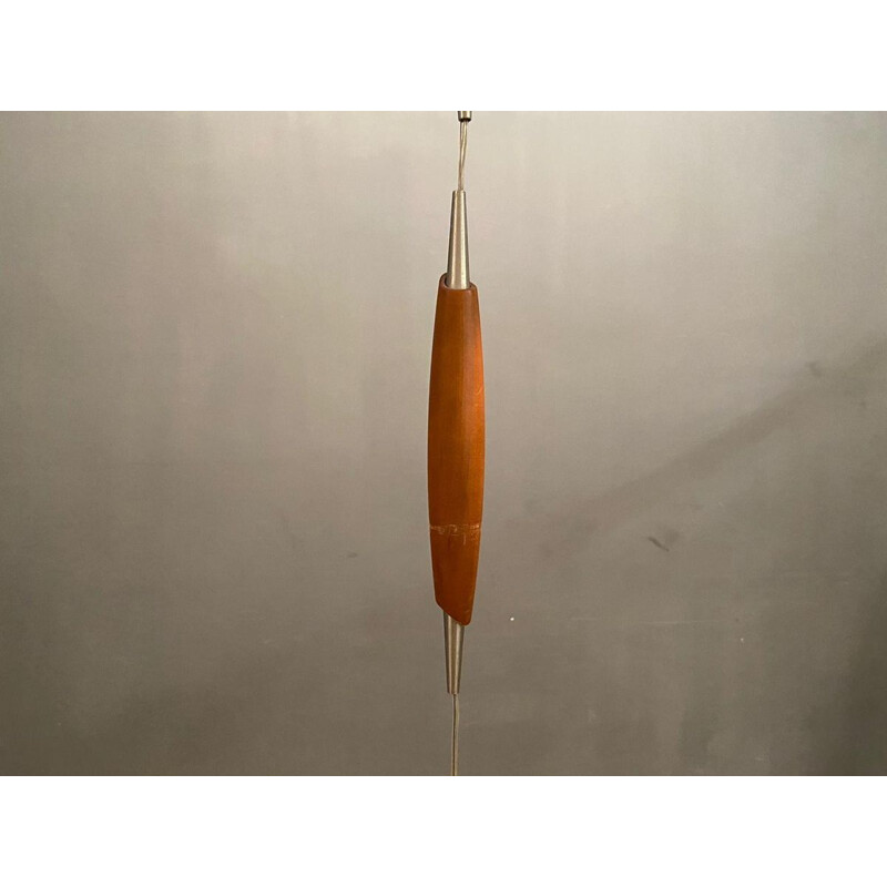 Mid-Century Architectural Murano Glass Pendant Lamp by Venini Vignelli for Venini 1970s