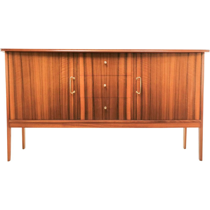 Vintage Teak & Walnut Vanson Sideboard by Peter Hayward for Heals Sideboard, British 1950s