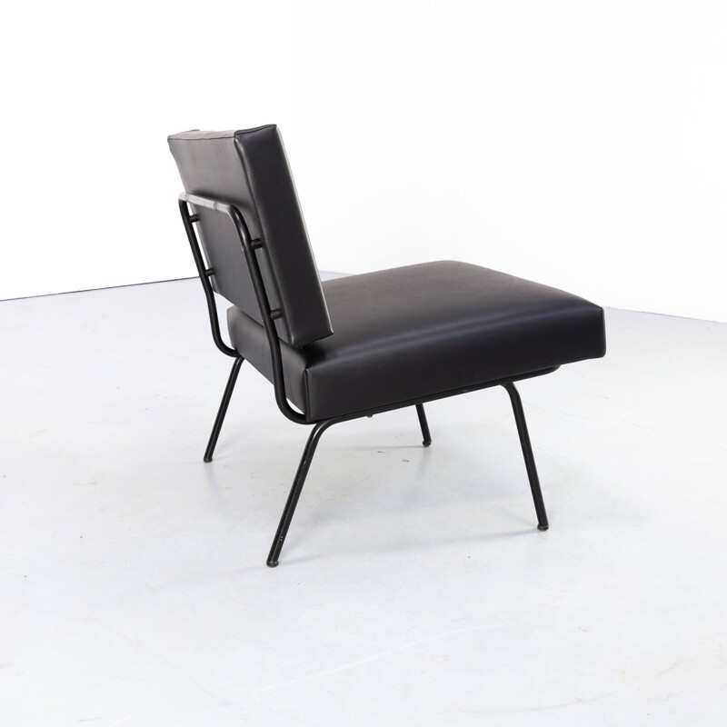 Par de lounges negros da Knoll International 1960