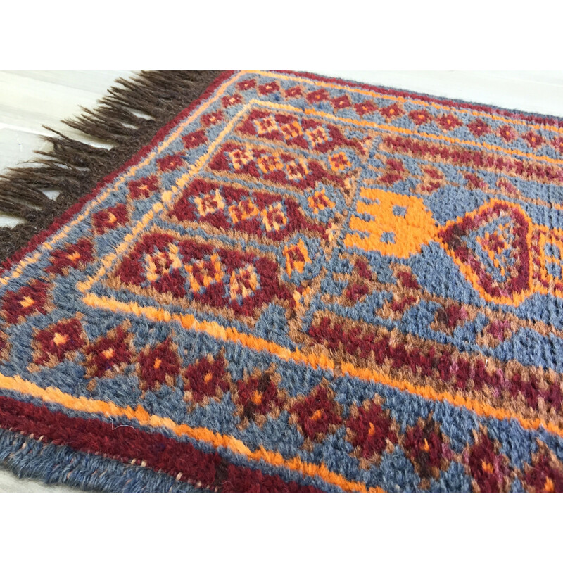 Vintage pure wool carpet