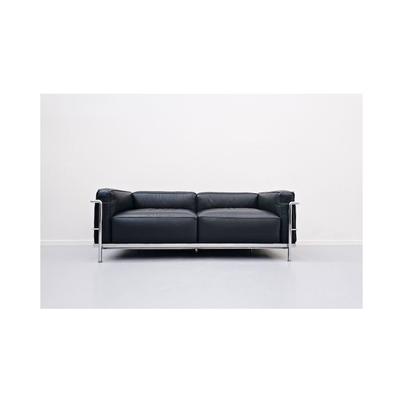 Canapé vintage LC3 par Le Grand Confort Le Corbusier pour Cassina
