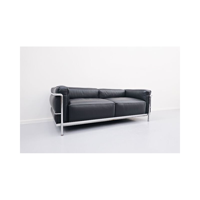 Canapé vintage LC3 par Le Grand Confort Le Corbusier pour Cassina