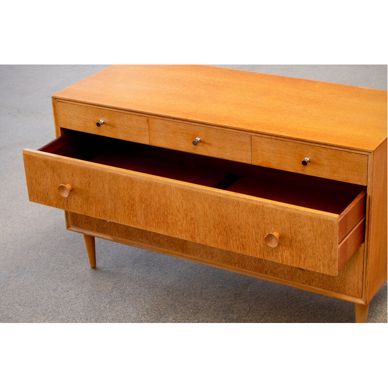 Vintage oak sideboard, Scandinavian 1960s