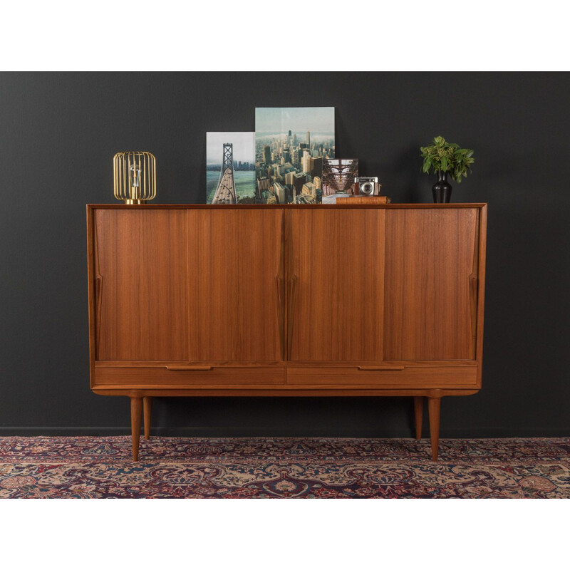 Vintage Highboard by Omann Jun, Denmark 1960s