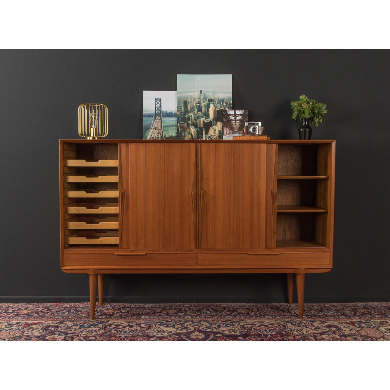 Vintage Highboard by Omann Jun, Denmark 1960s