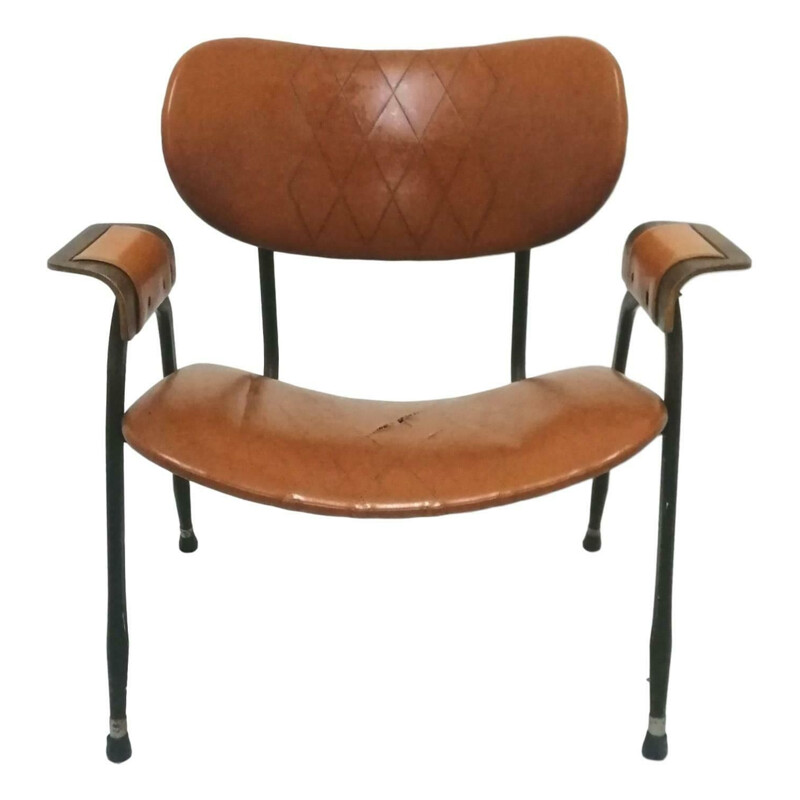 Vintage lounge chair rima padova by gastone rinaldi 1950s