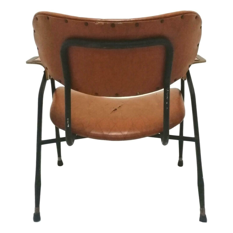 Fauteuil lounge vintage Rima Padova de Gastone Rinaldi 1950