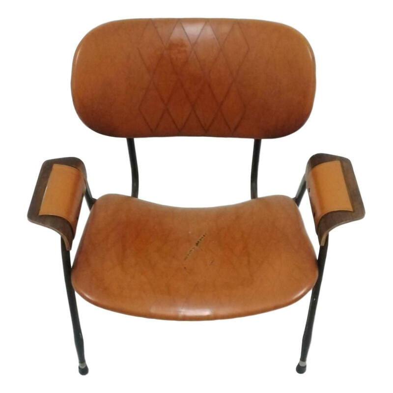 Vintage lounge chair rima padova by gastone rinaldi 1950s