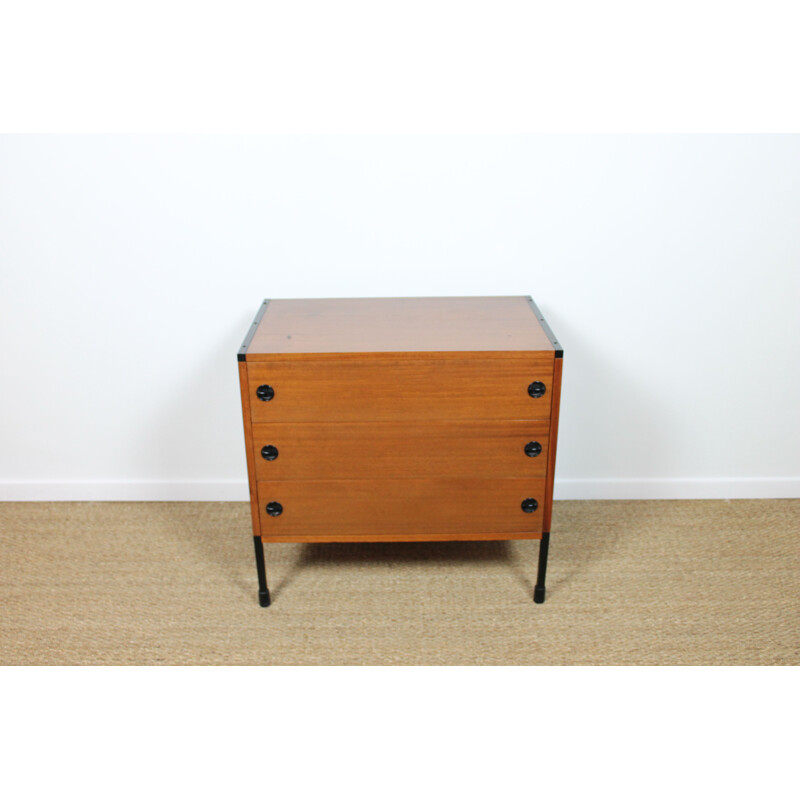 Vintage ARP Minvielle chest of drawers by Jacques-André & Motte Pierre Guariche & Michel Mortier, France 1960s