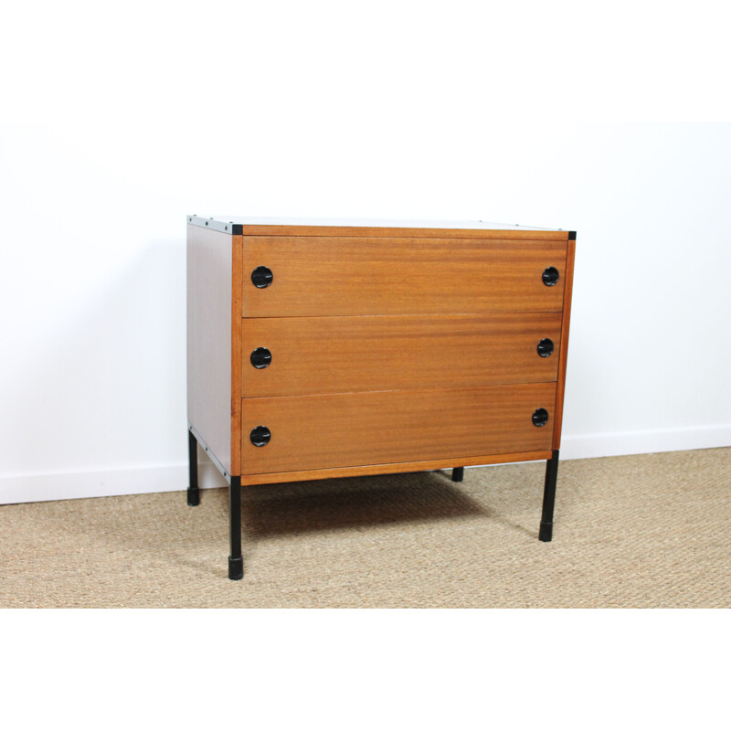 Vintage ARP Minvielle chest of drawers by Jacques-André & Motte Pierre Guariche & Michel Mortier, France 1960s