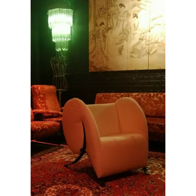 Vintage armchair "comma" by Yaacov Kaufman for Arflex 1991s