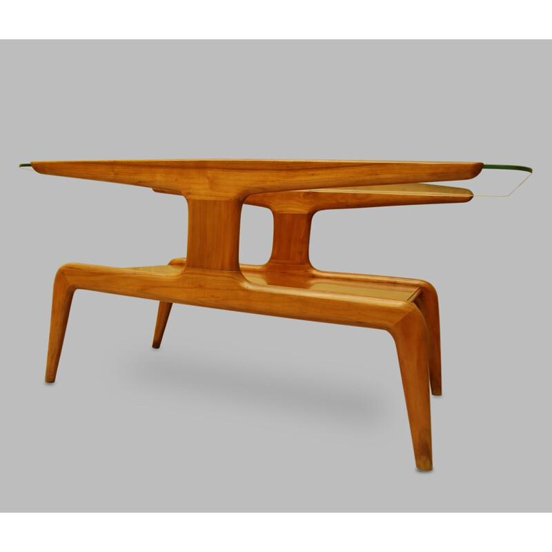 Table basse La Rinascente en bois de cerisier, Gio PONTI - 1930
