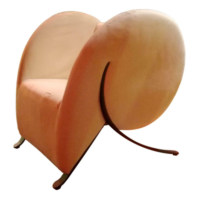 Vintage comma fauteuil van Yaacov Kaufman voor Arflex 1991
