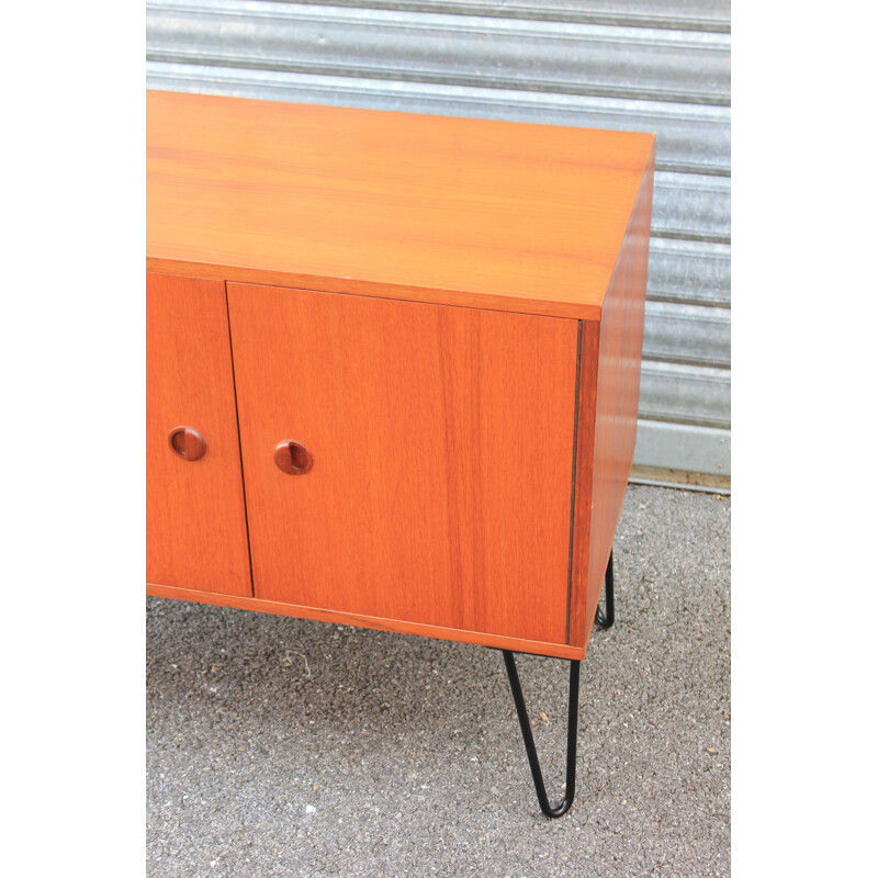 Vintage teak sideboard, Scandinavian 1980s