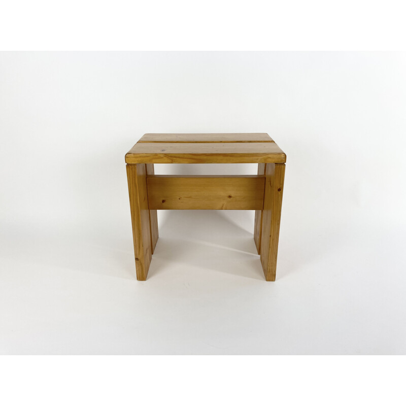 Table d'appoint ou tabouret vintage Les Arcs 1960