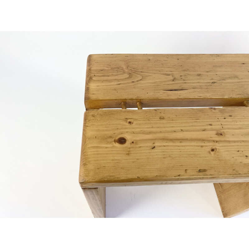 Vintage Stool side table for Les Arcs 1960s