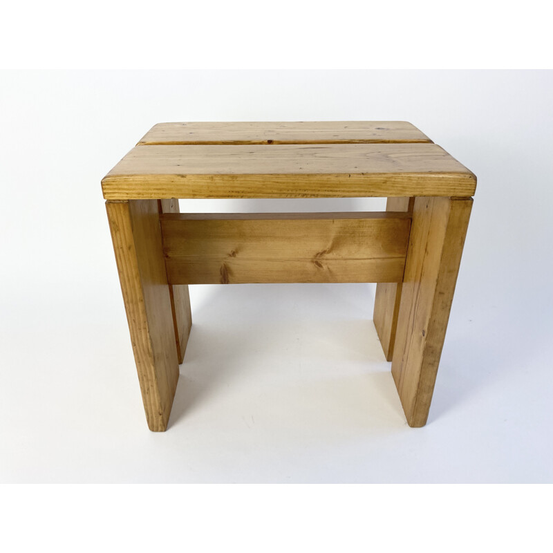 Vintage Stool side table for Les Arcs 1960s