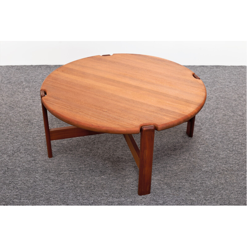 Vintage teak coffee table Dyrlund Mobelfabrik 1970s