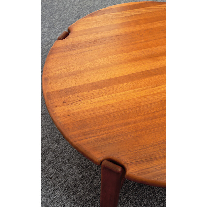 Vintage teak coffee table Dyrlund Mobelfabrik 1970s