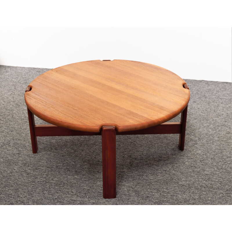 Vintage teak coffee table Dyrlund Mobelfabrik 1970s