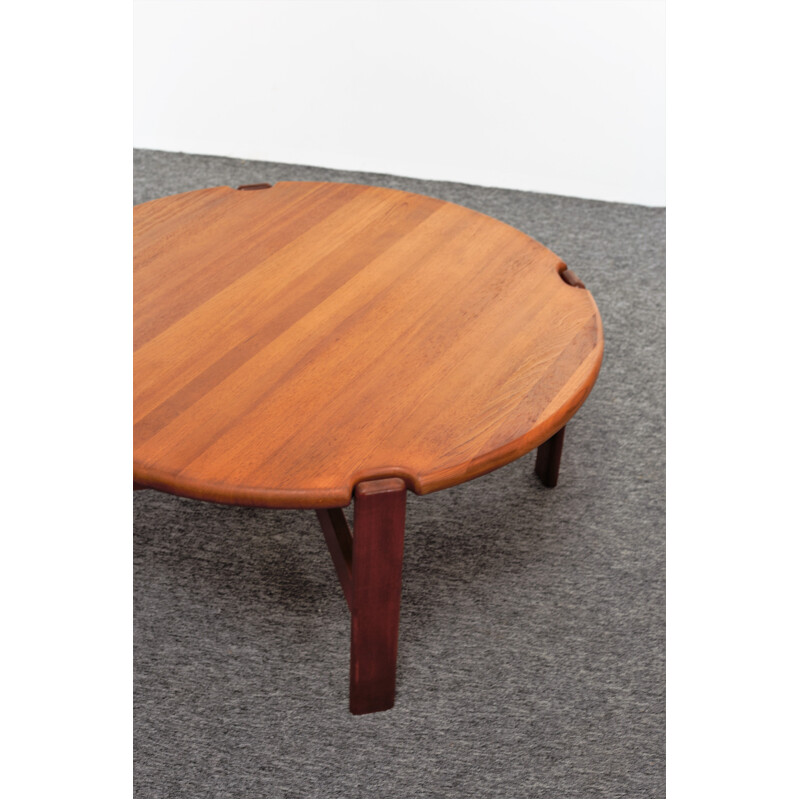 Vintage teak coffee table Dyrlund Mobelfabrik 1970s