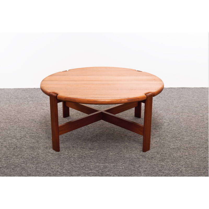 Vintage teak coffee table Dyrlund Mobelfabrik 1970s