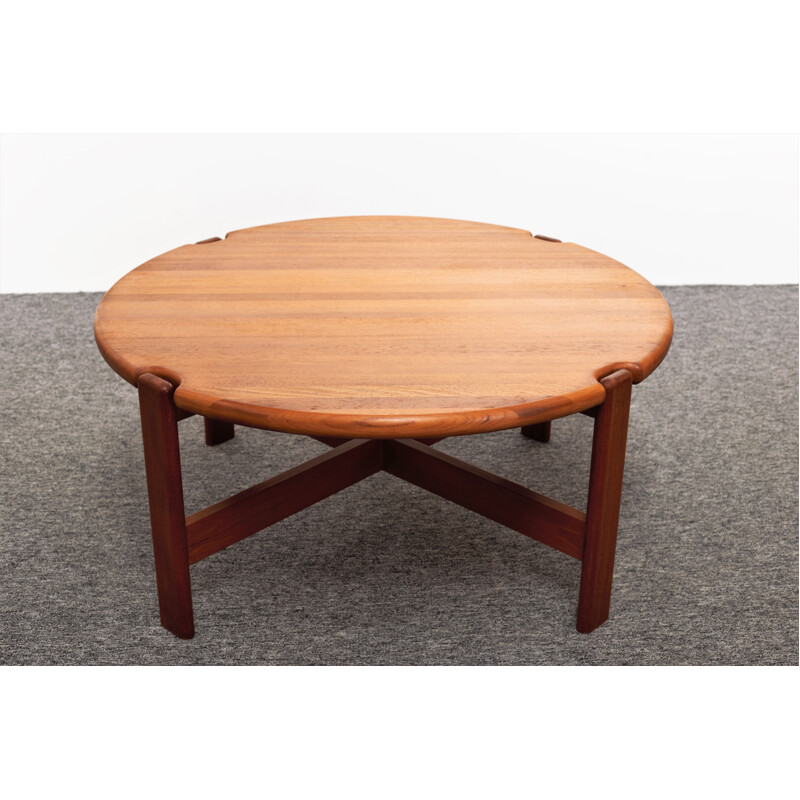 Vintage teak coffee table Dyrlund Mobelfabrik 1970s