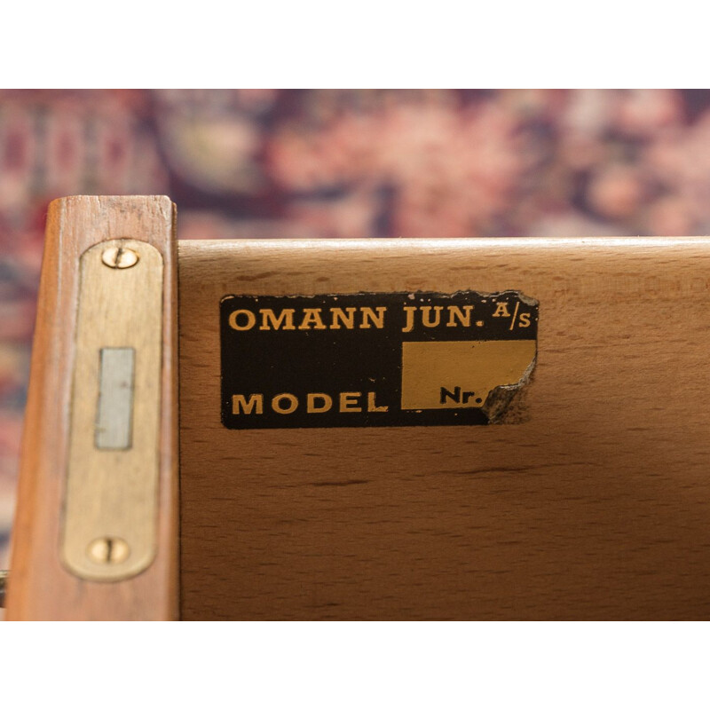 Bureau vintage d'Oman Jun, Danemark 1960