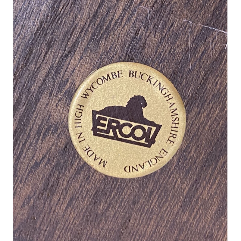 Paire de chaises vintage Ercol en hêtre 1970