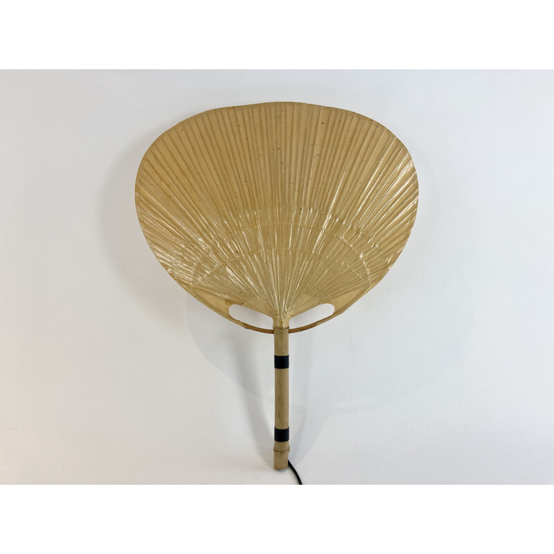 Vintage Uchiwa III wall light by Ingo Maurer for M-Design 1970s