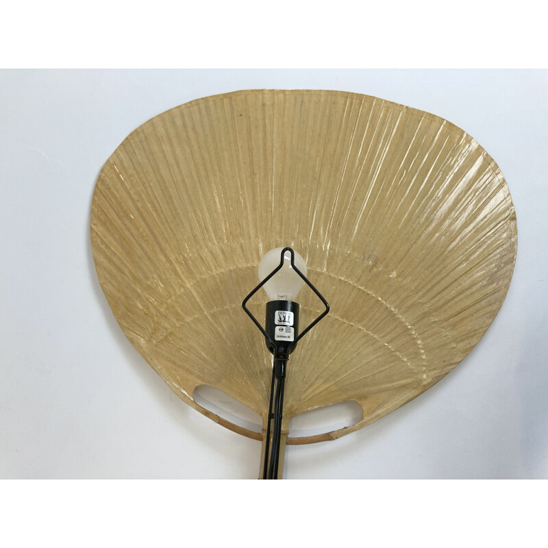 Vintage Uchiwa III wall light by Ingo Maurer for M-Design 1970s